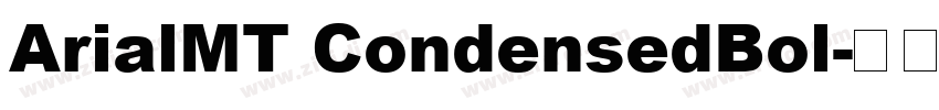 ArialMT CondensedBol字体转换